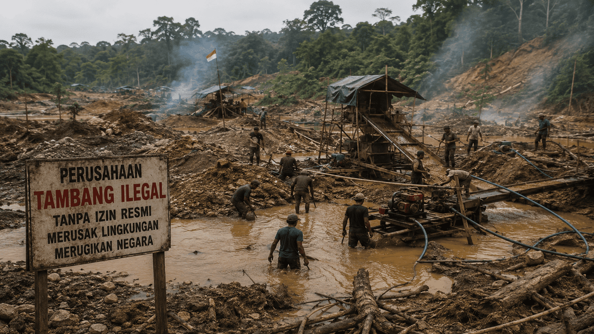 mengapa tambang ilegal harus diberantas