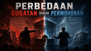 Perbedaan Antara Gugatan dengan Permohonan
