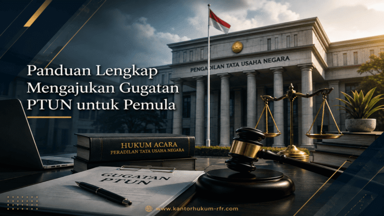 panduan lengkap mengajukan gugatan ptun kantor hukum rfr dan rekan