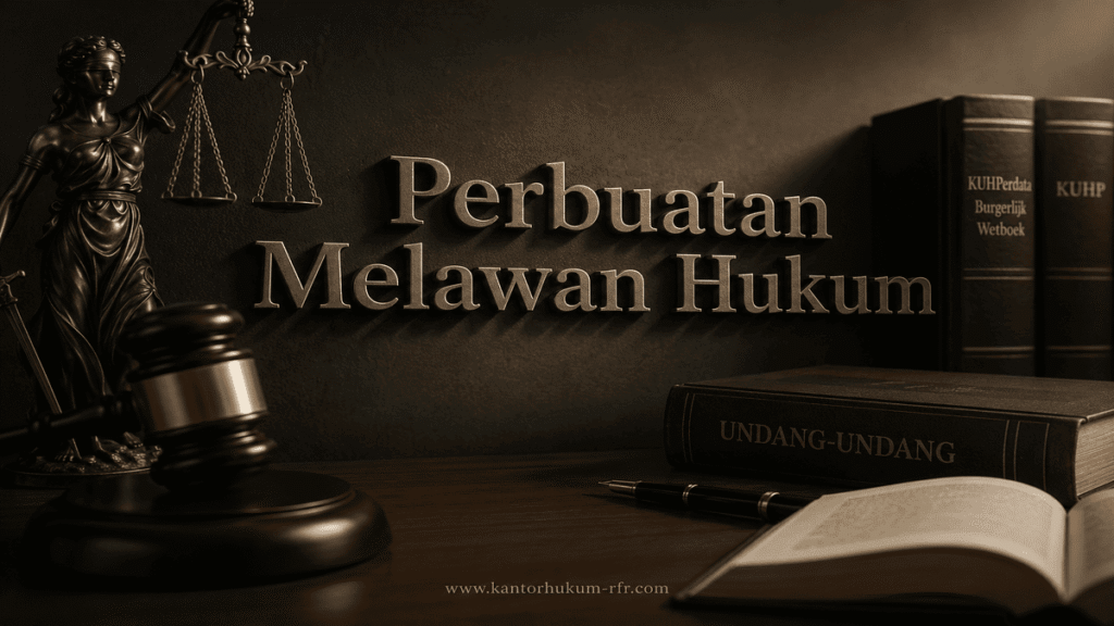Perbuatan Melawan Hukum: Pengertian dan Cara Menggugat perbuatan melawan hukum pengertian dan cara menggugat kantor hukum rfr dan rekan
