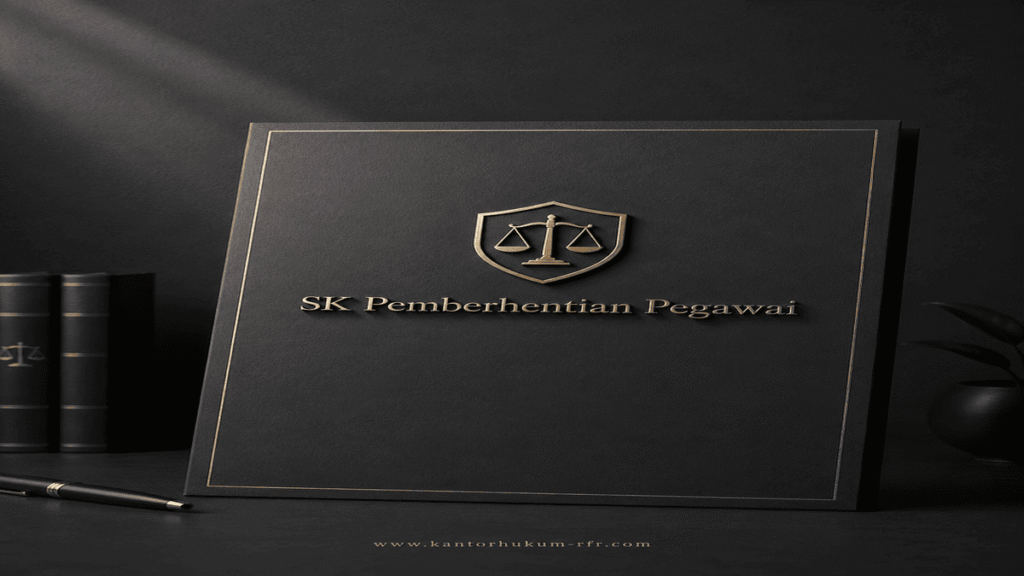 sk pemberhentian pegawai kantor hukum rfr dan rekan