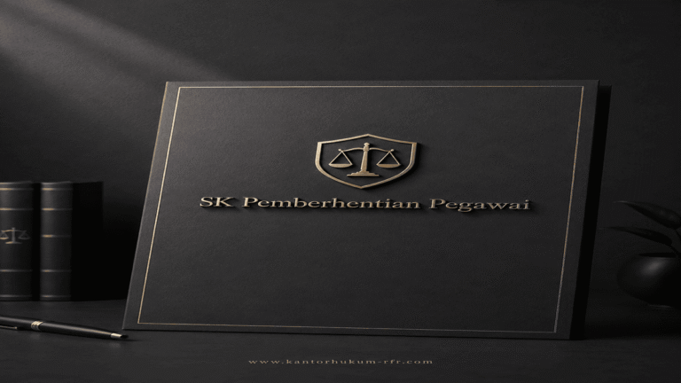 sk pemberhentian pegawai kantor hukum rfr dan rekan