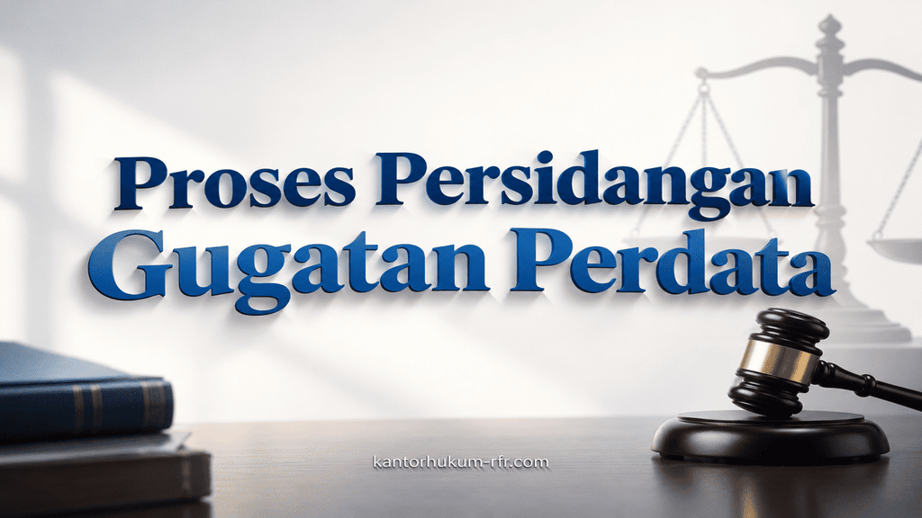 proses persidangan gugatan perdata